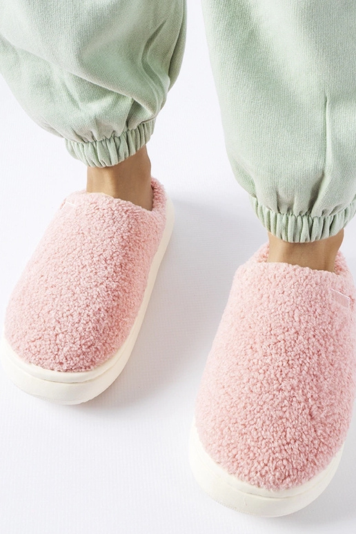 Rosa isolierte Hausschuhe Big Star...