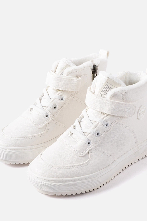 Weiße Winterstiefeletten, „Big Star...