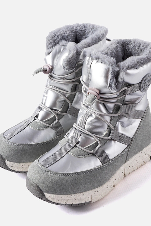 Graue Kinder-Winterstiefel, „Big Star...