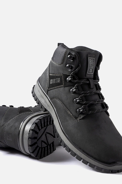 Schwarze Big Star Stiefel für Herren... Schwarze Big Star Stiefel für Herren...