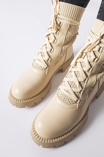Beige durchbrochene... 2