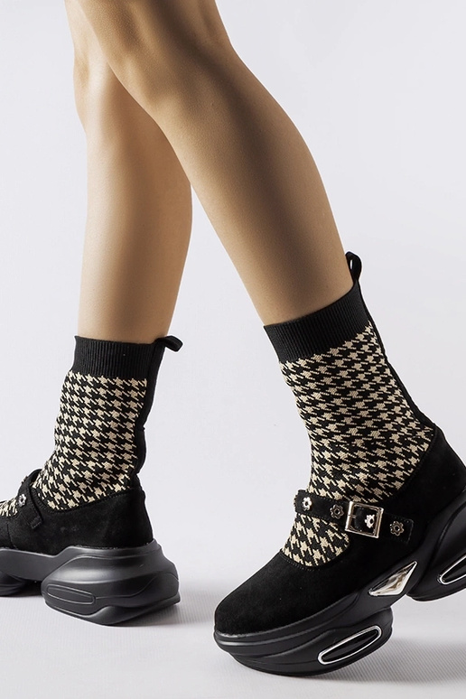 Ivans schwarze Stiefeletten mit...