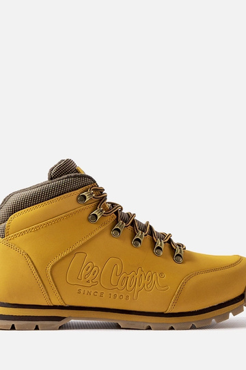 Lee Cooper Gelbe Lederschuhe LCJ-21-01-0706M