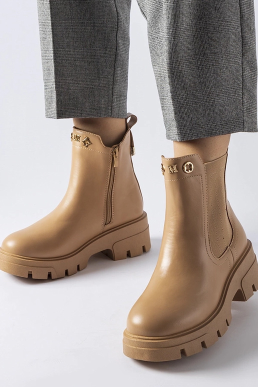 Beige isolierte dekorative...