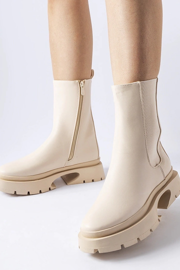 Beige isolierte...