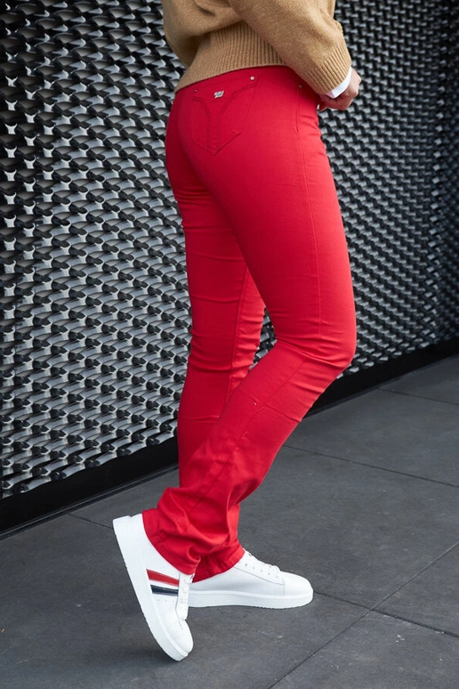 Weiße Leder-Schnürsneaker „Camilla“