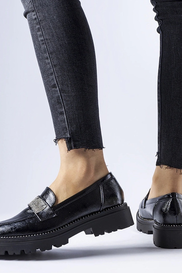 Fecteau – Loafer aus schwarzem Lackleder 2