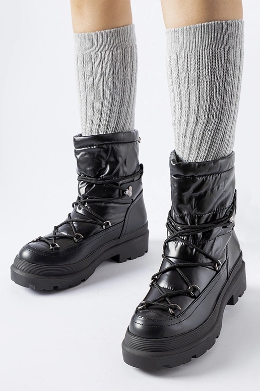 Eagleville – Schwarze Schneestiefel...