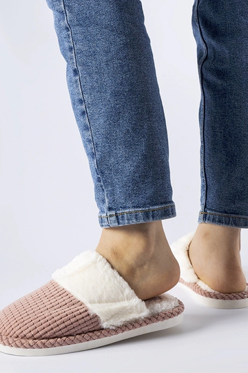 Frappier rosa warme Hausschuhe