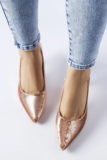 Ernesto rosa Stiletto-Pumps mit Pailletten 2