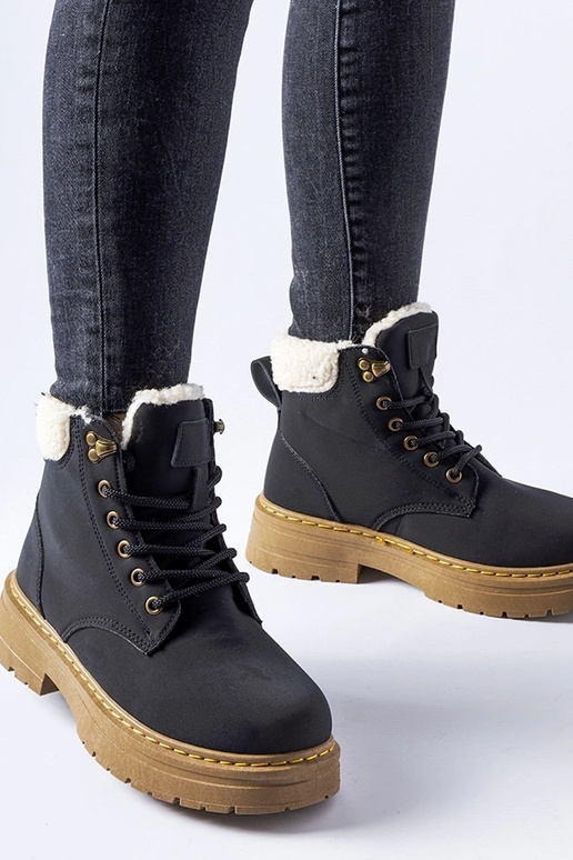 Schwarze isolierte Arbeiterhose von...