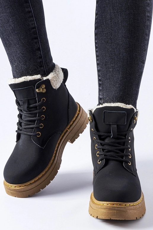 Schwarze isolierte Arbeiterhose von...