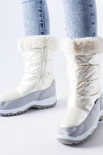 Perl-graue gefütterte... 2