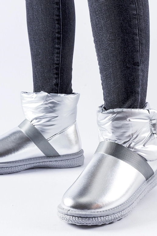 Delaune silberne glänzende kurze...