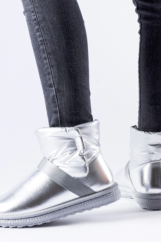 Delaune silberne glänzende kurze...