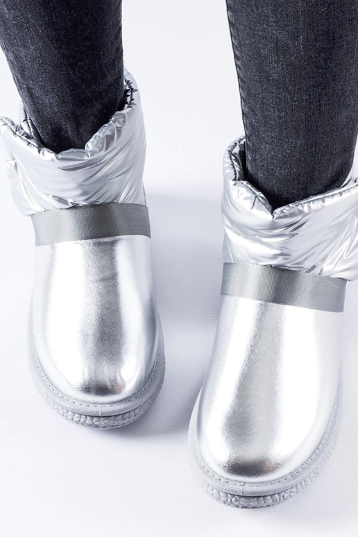 Delaune silberne glänzende kurze...