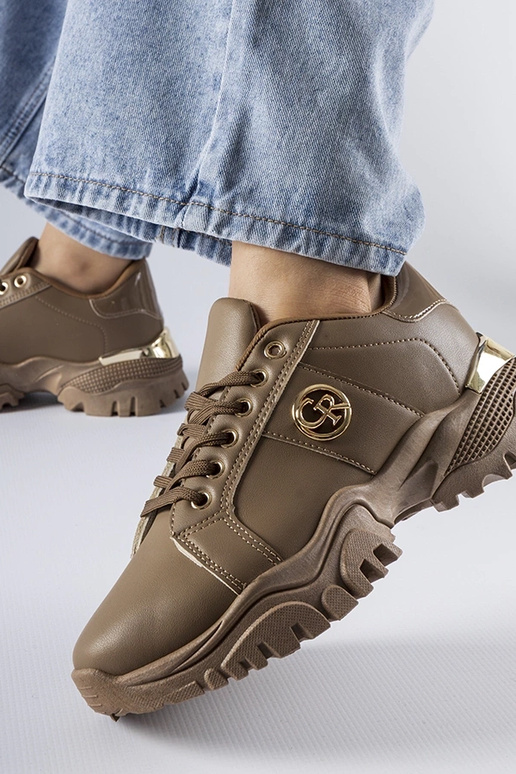 Braune Sneaker mit massiver Arpaia-Sohle