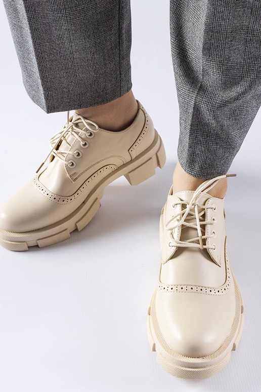 Beige geschnürte Halbschuhe Piazzetta Beige geschnürte Halbschuhe Piazzetta
