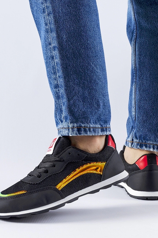 Schwarze Sport-Sneakers von Caviour