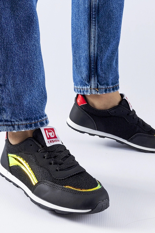 Schwarze Sport-Sneakers von Caviour