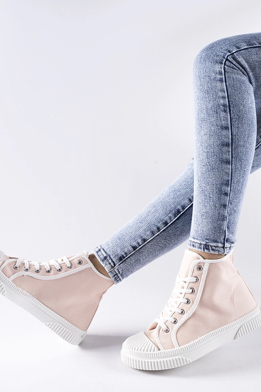 Rosa High-Top-Sneakers Pozzuolo