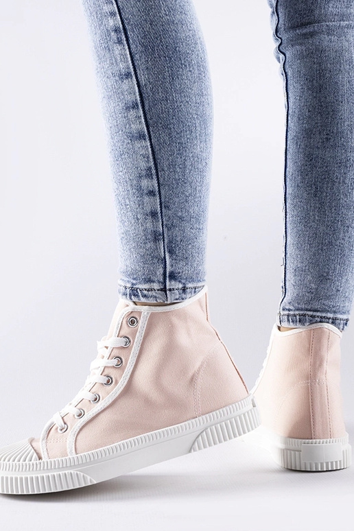 Rosa High-Top-Sneakers Pozzuolo