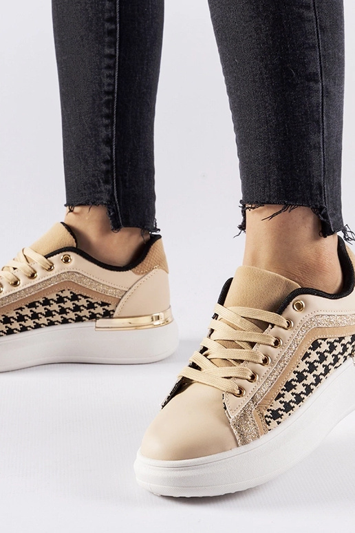 Beige Glitzer-Sneakers Briercliff Beige Glitzer-Sneakers Briercliff