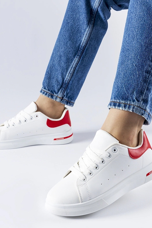 Rote und weiße Sneaker „Leland“ Rote und weiße Sneaker „Leland“