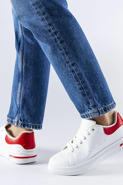 Rote und weiße Sneaker „Leland“ Rote und weiße Sneaker „Leland“