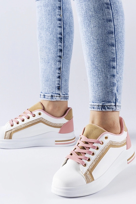 Mayfield Plateau-Sneaker in Weiß und...