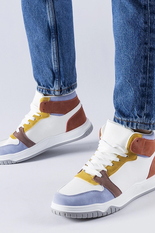 Lila High-Top-Sneakers von Elizabeth