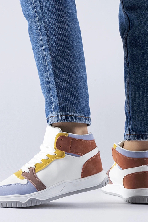 Lila High-Top-Sneakers von Elizabeth