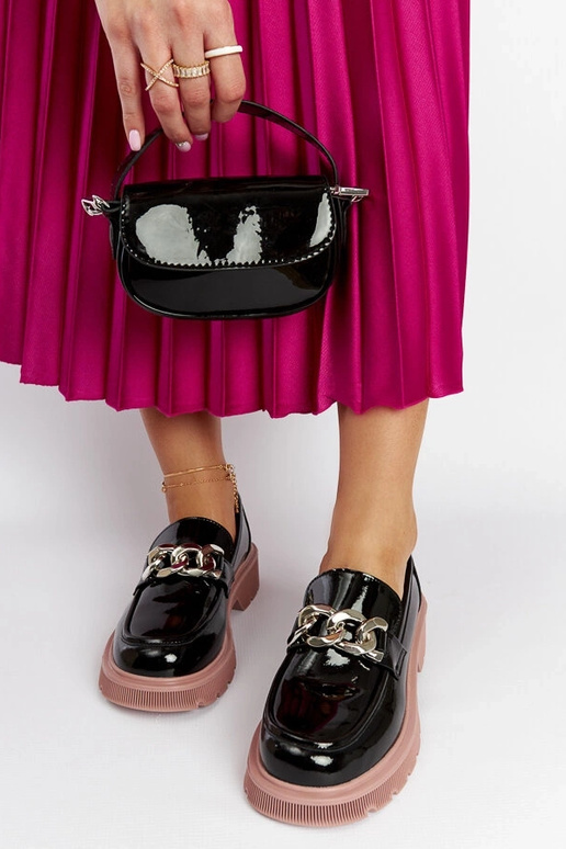 Schwarze Leder-Loafer GOE LL2N4039 Schwarze Leder-Loafer GOE LL2N4039