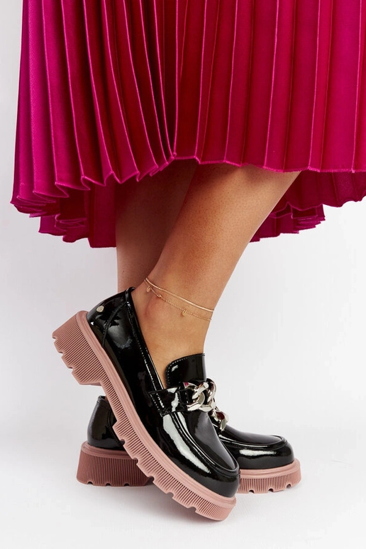 Schwarze Leder-Loafer GOE LL2N4039 Schwarze Leder-Loafer GOE LL2N4039