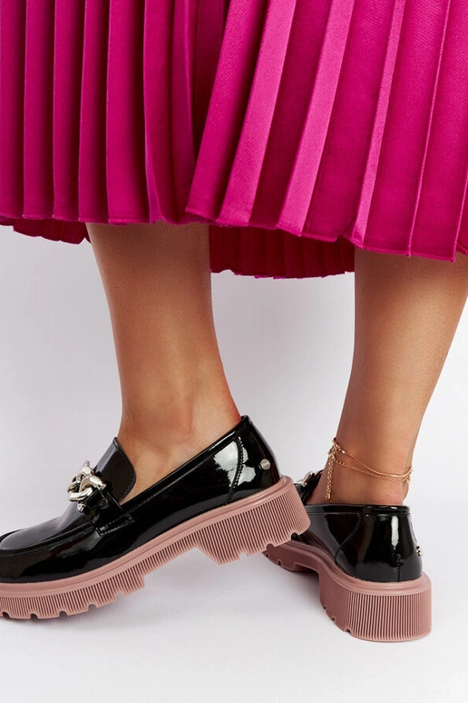 Schwarze Leder-Loafer GOE LL2N4039 Schwarze Leder-Loafer GOE LL2N4039