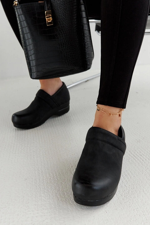 Schwarze Montoro Plateauschuhe Schwarze Montoro Plateauschuhe