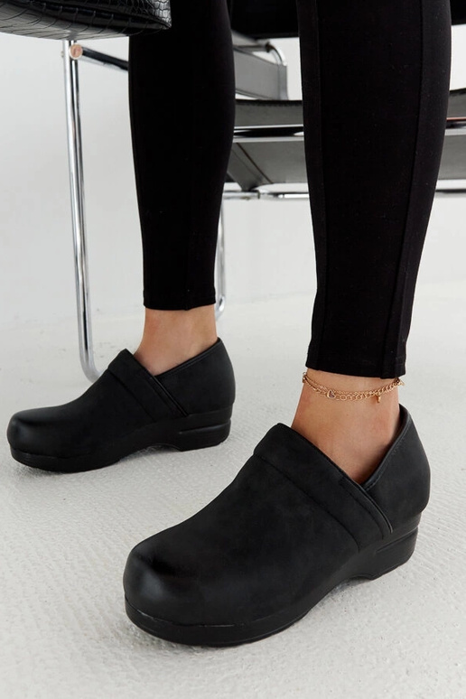 Schwarze Montoro Plateauschuhe Schwarze Montoro Plateauschuhe