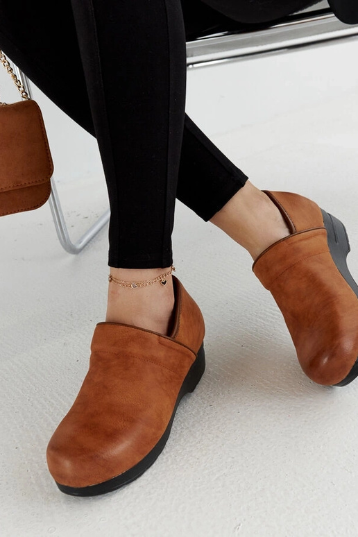 Braune Montoro Plateauschuhe - Warmes... Braune Montoro Plateauschuhe - Warmes...