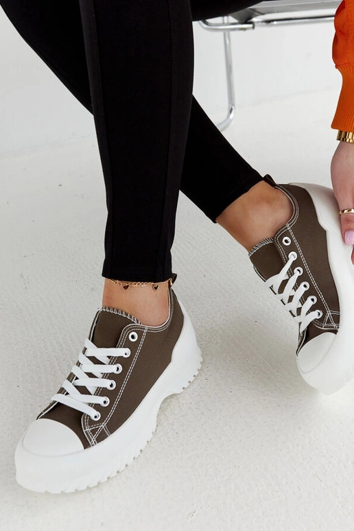 Grüne Plateau-Sneakers „Monteleone“ Grüne Plateau-Sneakers „Monteleone“