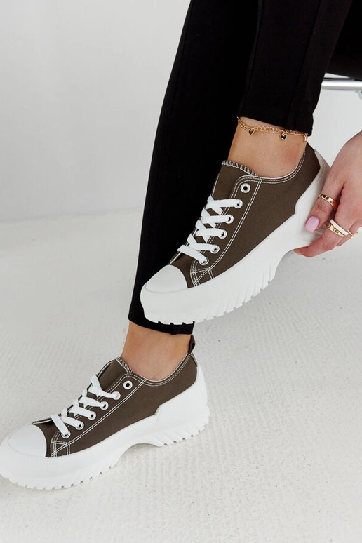 Grüne Plateau-Sneakers „Monteleone“ Grüne Plateau-Sneakers „Monteleone“