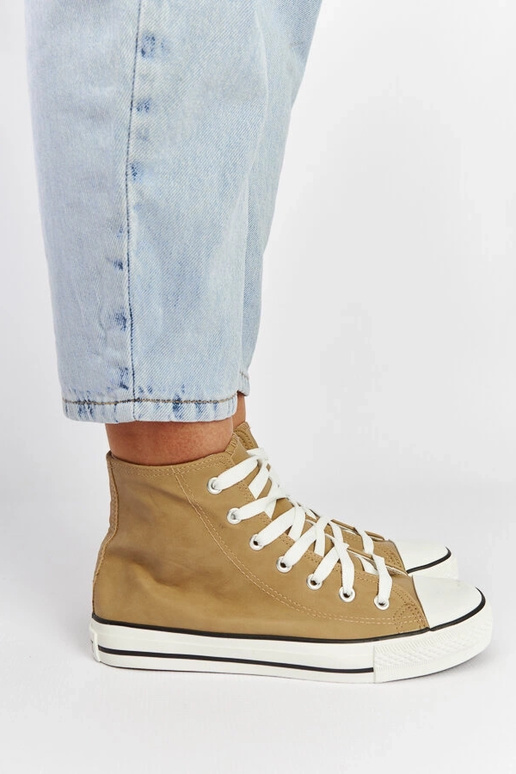 Braune High-Top-Sneakers Efren