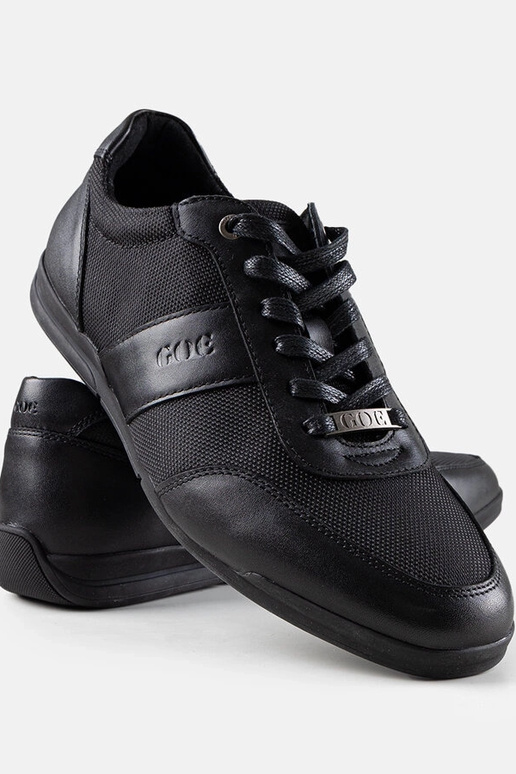 Schwarze Herren-Sneakers GOE NN1N4004 Schwarze Herren-Sneakers GOE NN1N4004