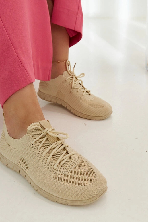 Beige Stoff-Sneakers Erminio Beige Stoff-Sneakers Erminio