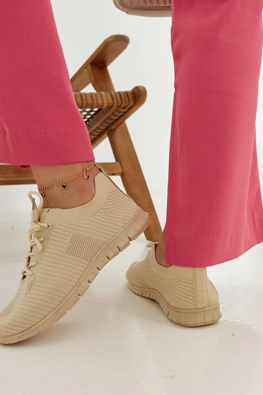 Beige Stoff-Sneakers Erminio Beige Stoff-Sneakers Erminio