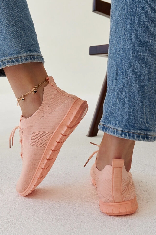 Sneaker „Erminio“ aus rosa Stoff Sneaker „Erminio“ aus rosa Stoff