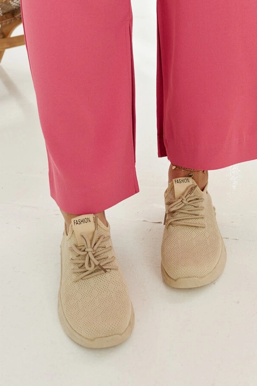 Beige Stoff-Sneakers Mira Beige Stoff-Sneakers Mira