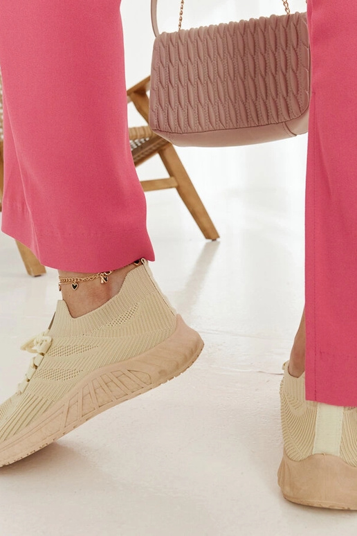 Beige Stoff-Sneakers Ornella Beige Stoff-Sneakers Ornella