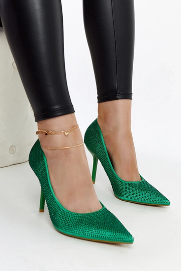 Grüne Liena High Heels 2