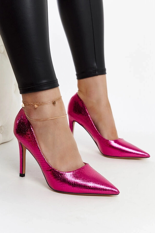 Pumps Wines aus rosa Lackleder Pumps Wines aus rosa Lackleder