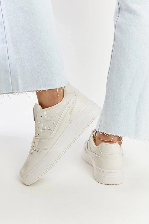 Beigefarbene Mentha Plateau-Sneaker Beigefarbene Mentha Plateau-Sneaker